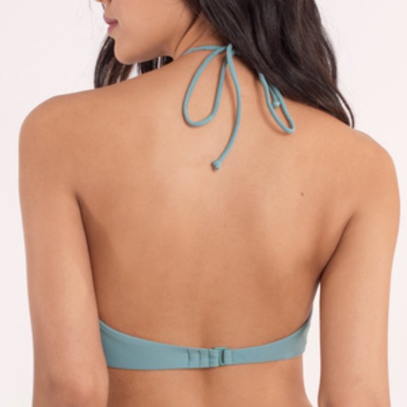 Tobi Blue Lace-Up Bikini Set - Picture 6 of 12